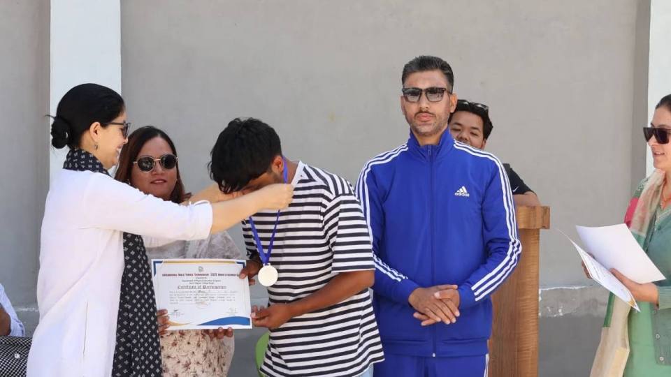 Closing Ceremony of Intramural Sports Tournament at GDC Kargil