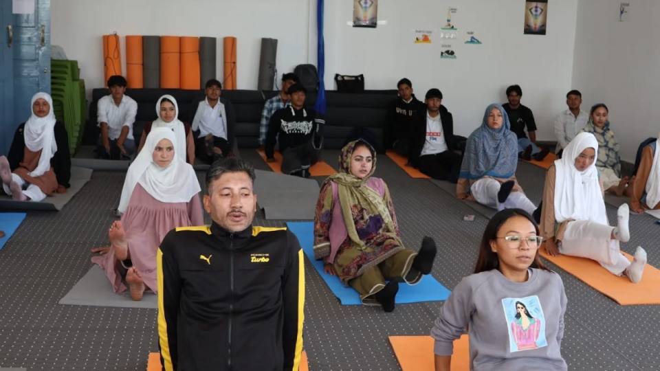 GDC Kargil Organised Yoga Session celebrating Seva Parv: