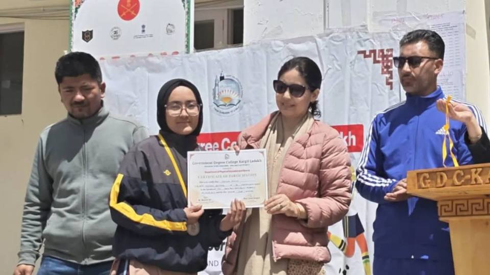 GDC Kargil conducted two-days Intra Mural Sports Competition