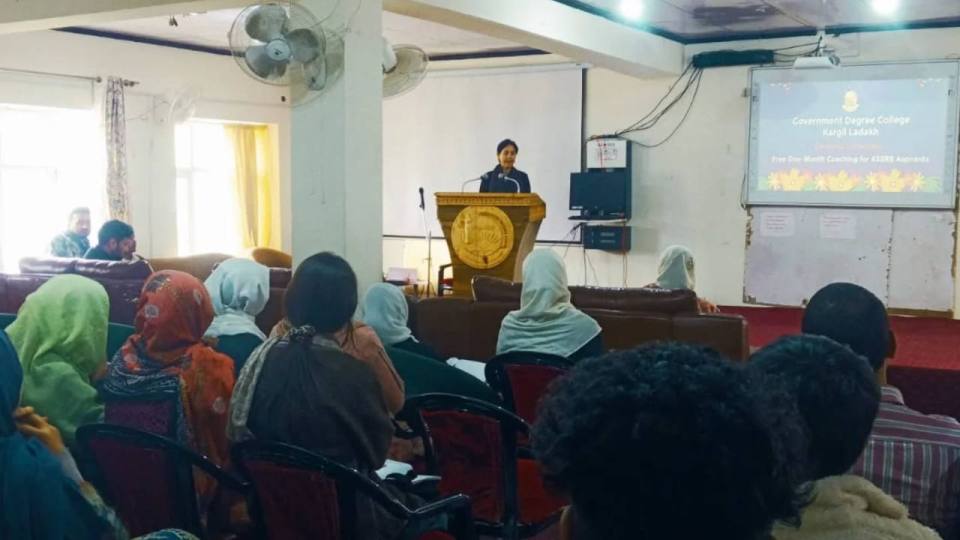 DC Kargil Launches Free Coaching for KSSRB Aspirants