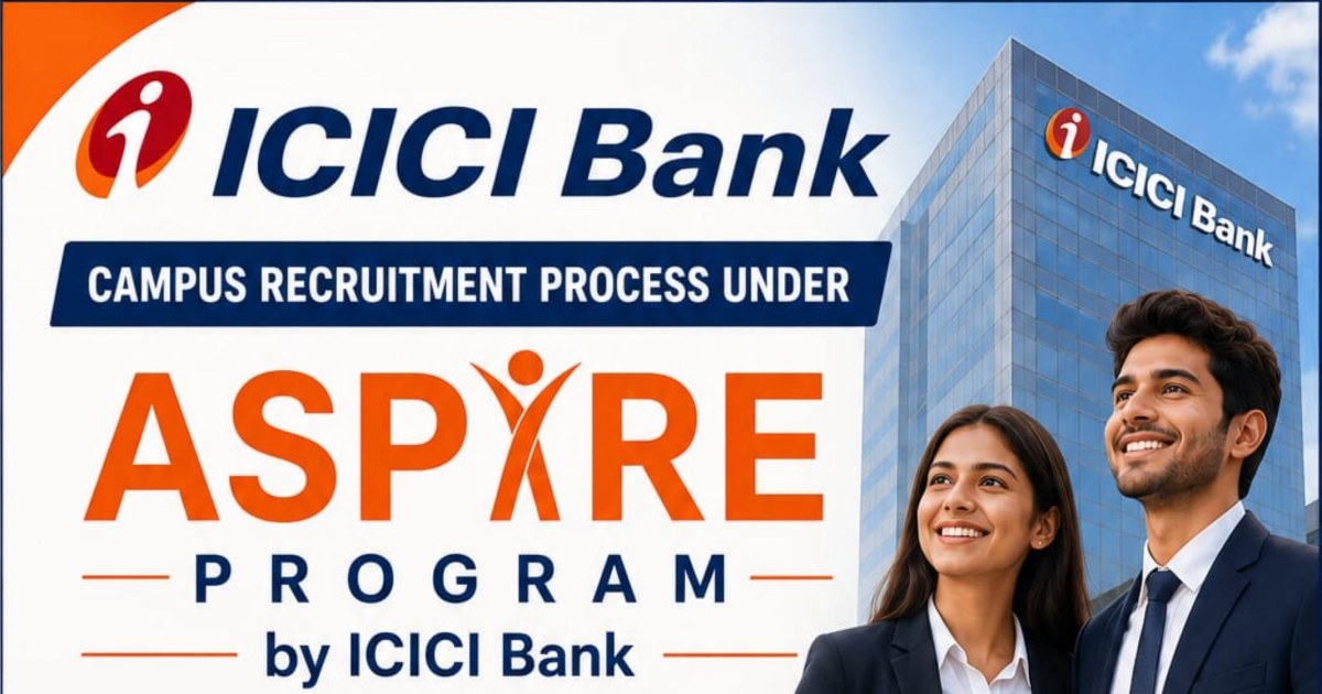 ICICI Bank  has started campus recruitment process under Aspire Program